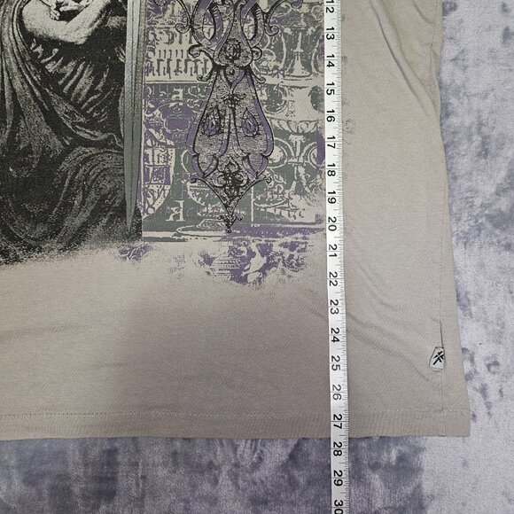 VINTAGE Y2K Modern Culture T-Shirt Angel Warrior Affliction Style Size XXL - Picture 9 of 11